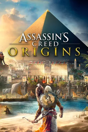 Box art for Assassin's Creed Origins, Odyssey and Valhalla
