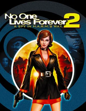 Box art for No One Lives Forever 2: A Spy in H.A.R.M.'s Way