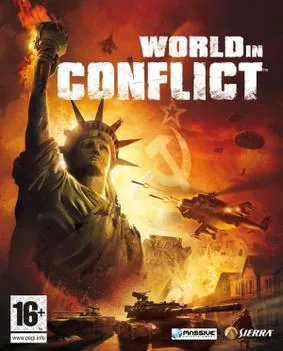 Box art for World in Conflict (with Soviet Assault)